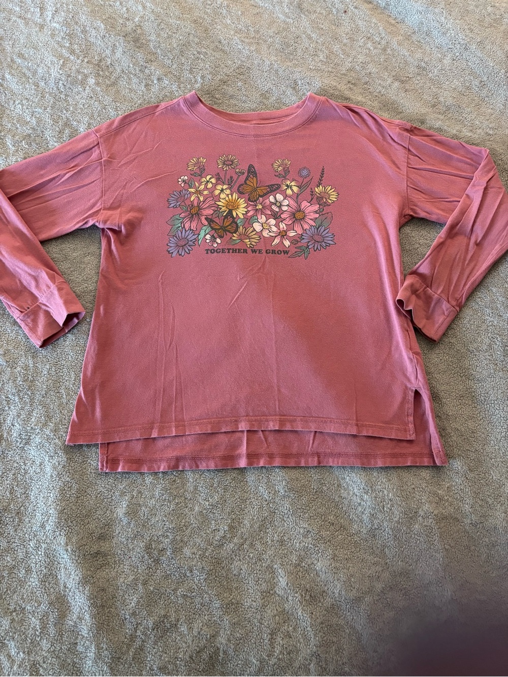 Gap Girls Floral Long Sleeve